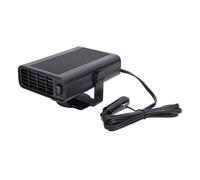 Kelawoly Portable Car Heater Defroster 12V 120W 2 in 1 Fast Heating Cooling Fan Windshield Defogger with Safety Overheat Protection for All Cars (Black)