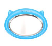 Kelawoly Rolled Ice Cream Maker, 304 Stainless Steel Cold Plate with 2 Spatulas Cute Cat Theme Design, for Homemade DIY Yogurt and Desserts (Blue)