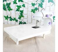 Kelawoly Sewing Machine Extension Board Plastic Folding Sewing Table with Marked Scales 25.7 X 20.7cm Portable Work for Fanghua 202 Home Crafts Beginners