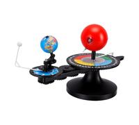 Kelawoly Sun Earth Moon Orbital Model Solar System Demonstration Kit with Rotating Planets and Light Up Sun for Astronomy Classroom Home Learning Educational Toy