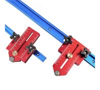 Kelawoly Thin Rip Jig Thin Rip Table Saw Jig Table Saw Guide for Precise Crosscutting Repetitive Length Cutting with Aluminum Alloy Anodized Construction for 38 X 34 14 X 38 T Slot