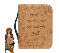 Kelburn Bible Case - Bible Protective with Handle - PU Leather Bible Protective, Manual Protective for Reading Lover