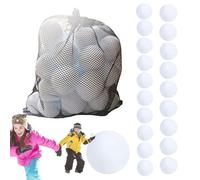 Kelburn Fake Snow Ball | Pack Of 20/40/60 Artificial White Snow Balls For Kids Snow Fight, Tree Decorations, Winter Powder Snowflake For Scenics/Houses Scene/Santa Decoration