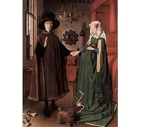 KELDOG Puzzles Jigsaw Puzzle - Jan Van Eyck - Arnolfini Wedding, Wedding Image Of Giovanni Arnolfini And His Wife Giovanna Cenami Picture,1000 Pieces Jigsaws