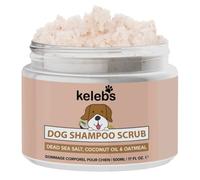 KELEBS Dog Shampoo Itchy Skin | Dog Shampoo Sensitive Skin | Itchy Dog Skin Relief Exfoliating Treatment | Dog Allergy Relief | Deshedding Shampoo For Dogs | Coconut Oil & Oatmeal Dog Shampoo