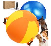 Kelecuia 22.5" Herding Ball for Dogs Horses, Heavy Duty with 3 Handles