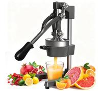 Keleef Manual Juicer, Heavy Duty Cast Iron Juicer, Hand Press Lemon Juicer Squeezer with Lever, Fruit Press for Orange Lemon Citrus Pomegranate Watermelon