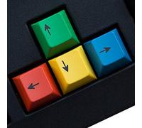 Kelendle 4Pcs Personalized Colorful PBT Up Down Left Right Keycaps Cherry Profile Keycaps Gaming Keycaps Replacement for Mechanical Keyboard MX Switch (RGBY Arrows)