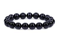 Keleny Gem Semi Precious Gemstones 10mm Round Beads Crystal Stretch Bracelets 7.2 Inch Unisex, 7.2 inch, Stone, Agate