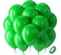 Kelfara Green Balloons Party Balloons 100Pcs 12 Inch Latex Balloon for Birthday Christmas St. Patrick's Day Wedding Graduation Engagement Anniversary Green Theme Party Decorations