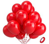 Kelfara Red Balloons Party Balloons 100Pcs 12 Inch Latex Balloon for Valentine's Day Birthday Engagement Anniversary Red Theme Party Decorations 2026