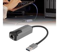 KELFEEAO 2.5G USB Ethernet Adapter, 2500Mbps USB A to RJ45 Network Adapter with Aluminum Case 2.5Gbps Internet Adapter for Linux Laptop