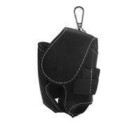 KELFEEAO 2 Balls Waist Worn Golf Pouch, Sturdy Clip Golf Sack, Handy Carry Golf Bag for Golf Courses and Outdoor Golf Playing Events (Black)
