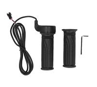 KELFEEAO 24V 36V 48V 52V 60V 72V Electric Bike Twist Throttle, 3 Pin SM Plug 20X Wearable Accelerator Handle Grip for 2.22cm Handlebar