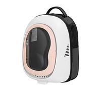 KELFEEAO Cat Backpack Carrier, Large Space Breathable Pet Backpack Portable Bags Backpack Broad Vision for Hiking Travel Camping Outdoor (Roseate)