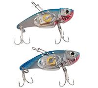 KELFEEAO Fishing Lure Light, LED Flashing Deep Diving Bait with Lithium Battery 10 15ft Dive Depth Lamp for Salt Fresh Water Fishing