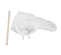 KELFEEAO Kids Fly Catching Net with Wood Pole Handle Polyester Iron Scalewing Fly Net Nature Exploration Toy for Outdoor Playing