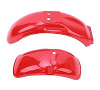 KELFEEAO Motorcycle Fender, ABS Plastic Red Front Rear Mud Guard, Replacement for Monkey Gorilla Z50 Z50A Z50J Z110 Z125 Bikes 8in 10in Wheels