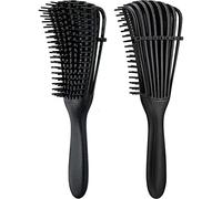 Keli Detangler Hair Brush - Wet or Dry Hair Detangling Brush and Comb For Curly, Wavy, Coily Hair, Detangle Easily or Long Straight Hair