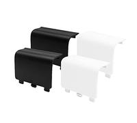 KELIFANG Replacement Battery Cover Door Compatible with Xbox One, Xbox One S Controller, Battery Back Shell Repair Part Compatible with Xbox Wireless Controller (Black, White)