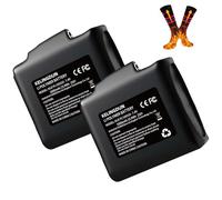 kelingdun 2pcs 5000mAh 7.4V Lithium Polymer Batteries.Rechargeable Li-Polymer Batteries for Heated Gloves, Socks,and Jackets, Ideal for Skiing,Fishing,and Winter Sports. Female DC Jack Compatibility.