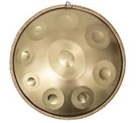 KELIODY 22" Gold Handpan Drum 9 Notes in D Minor 440Hz with Soft Carry Bag, Hand-Tuned Steel Percussion Instrument for Beginners, Meditation, Yoga & Sound Healing