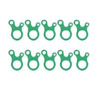 Kelisdi 10 Pcs Outdoor Camping Tent Rope Buckles Non Slip 3 Hole Tensioner Guyline Cord Adjuster Paracord Tensioner Aluminum Alloy Guyline Cord Adjuster Tent Accessories Tensioning Tool