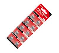 Kelisdi 10Pcs AG7 Button Batteries LR57 LR927 395 SR927W SR57 SR927 V399 D399 GP399 SR927PW SR327W 395/399 Suitable For Watch