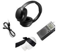 Kelisdi 4 in 1 Unexplained Exploration Set with Area Detector Spirit Communication Device Sound Reducing Earphones and Soft Eye Cover for Mysterious Investigation Manifestation Tracking Equipment