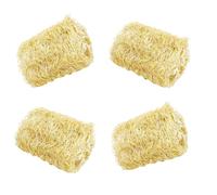 Kelisdi 4Pack Natural Loofah Chew Toy for Rabbits Mice Promotes Health Safe Fun Play Interactively Toy