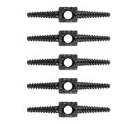 Kelisdi 5pcs Aluminum Hose Connectors Housing Hydraulic Hose Reliability Pipe Joiners for Unseamed Automotive Assembly Universals Fuels Line Joint