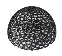 Kelisdi Artificial Aquarium Cave Shelter Decor, Dome Hideouts for Fish Tanks & Terrarium Landscape Beautify Corner Fish Cave with Removable Design