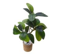 Kelisdi Artificial Miniature Plant with Detailed Leaves for Doll House Display Props Artificial Miniature Plant with Detailed Leaves for Doll House Display Props