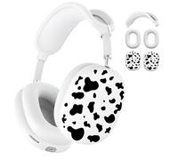 Kelisdi Black and White Animal Artwork Premium Headphone Case Made From Flexible Silicone Substance Permanent Silicone Headphones Cover