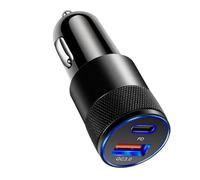 Kelisdi Car Charging Adapter USB C 2 Port Quick 3.1A Phone Cigarettes Lighters Fast