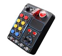 Kelisdi CB1 Central Controller Europe Truck Race Emulator for Race Game with 30 Programmable and Portable Design Black Programmable