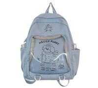 Kelisdi Clear Pin Display Itabag Backpack For Teenage Girl Women Japanese Large Capacity Backpack Student School Bag Otaku Culture Daypack