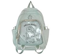 Kelisdi Clear Pin Display Itabag Backpack For Teenage Girl Women Japanese Large Capacity Backpack Student School Bag Otaku Culture Daypack
