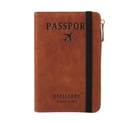 Kelisdi Compact PU Passport Holder with Blocking Wallet Purse Protect Your Personal Information On The Go Business Travel
