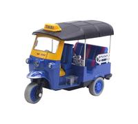 Kelisdi Detailed Thai Tricycle Model Toy For Kids And Cultural Collectors With Long Use Alloy Build High Simulation Pull Back Tricycle