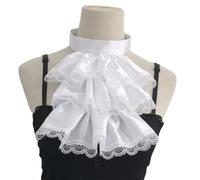 Kelisdi Elegant Lace Detachable Collar Bib Neck Decoration For Workplace Incidents Costuming Costume Soft Comfortable Wear Machine Washable Costume Collar