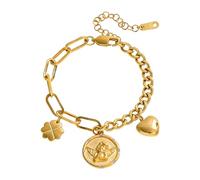 Kelisdi Fashion Forward Circular Disc Finish Stylish Wrist Chain Accessory Thoughtful Loves Versatile Fashion