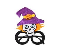 Kelisdi Funny Halloween Glasses Novelty Spider-Web Pumpkin Sunglasses Happy Eyeglasses Party Favor For Party Happy Funny Spider-web Shape Eyeglasses Gift