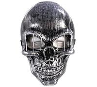 Kelisdi Halloween LED Light Up LED Scary Skull Cosplay For Club Festival Parties Costume Accessories Skull Halloween Costume With Lights With Movable Jaw For Men Women Cosplay