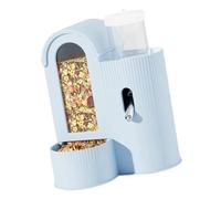 Kelisdi Hamster Food Waterer 2In1 Design with Detachable Bowl Water Bottle for Small Pet Gerbil Cage Feeding Essential Hamster Feeding Station with Water Dispenser