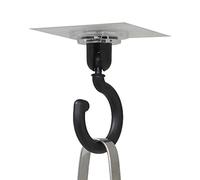 Kelisdi Heavy Duty Adhesive Hook Coat for Hanging Clothes Bag Hat Towel Closet Clothes House Hanger Rotating Utility House Hanger