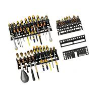 Kelisdi Heavy Duty Carbon Steel Wall Mounted Tool Storage Rack for Garage Workshop and Home Organization Vertical Tool Planner