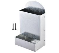 Kelisdi Heavy-Duty Poultry Feeder for Crushed Feed Storage, Leak-Resistant & Secure Attachment for Continuous Coops Nutrition Poultry Grit and Calciums Feeder