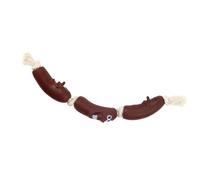 Kelisdi Interactively Plush Dog Toy for Teething Puppies Indoor Use Lovely Shape Stable Fabric Playtimes Entertainment Colorful Pet Chew Colorful Cartoon Chew for Teeth Bonding Times Interactive Fun