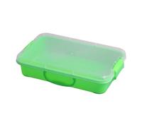 Kelisdi Leakproof Stackable Sand Trays with Secure Lid Portable for Art Storage Portable Sandbox Toy Organizers for Toy Sand Arts